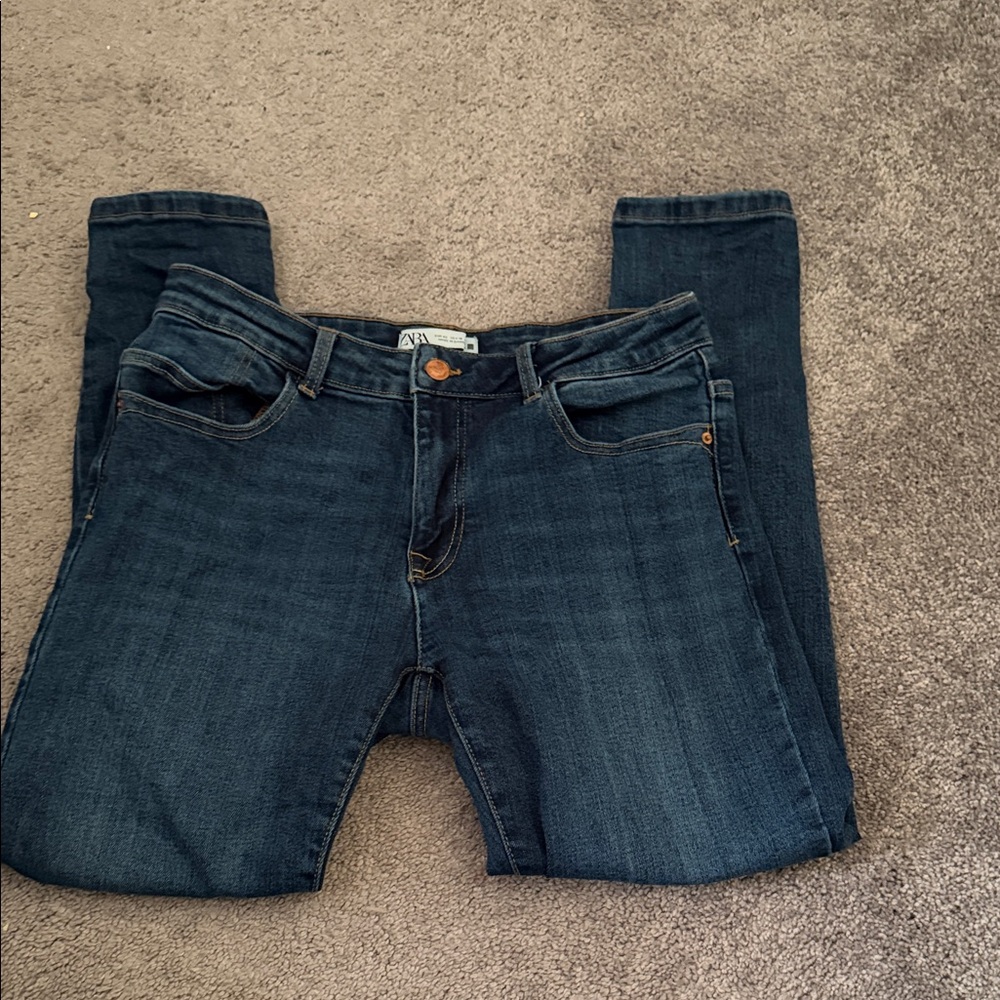 Zara Dark Indigo Skinny Jeans